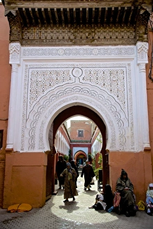 City Gates Prints: Bab Taghzout, Medina, UNESCO World Heritage Site, Marrakech, Morocco, North Africa, Africa