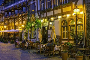 Bars Prints: Bacharach, Rhineland Palatinate, Germany, Europe