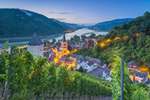 Bacharach on the River Rhine, Rhineland Palatinate, Germany, Europe