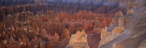 Backlit hoodoos and Thors Hammer in evening light Backlit hoodoos and Thors Hammer in evening light