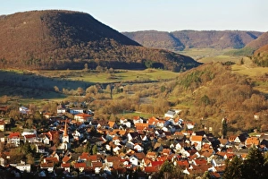 Swabian Alb Prints: Bad Ueberkingen, Swabian Alb, Baden-Wurttemberg, Germany, Europe