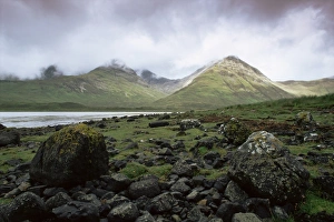 Cuillin Hills Prints: Bad weather near Torrin