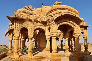 Royalty Prints: Bada Bagh (Barabagh), royal cenotaphs (chhatris) of Maharajas of Jaisalmer State