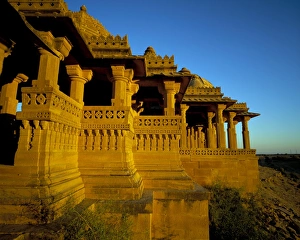 Jaisalmer Prints: Bada Bagh Chhatris