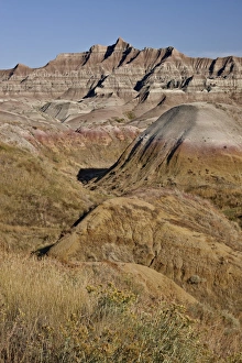 South Dakota Prints: Badlands, Badlands National Park, South Dakota, United States of America, North America