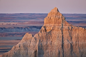South Dakota Prints: Badlands at dawn, Badlands National Park, South Dakota, United States of America