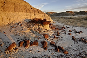 Badlands, Dinosaur Provincial Park, UNESCO World Heritage Site, Alberta, Canada, North America