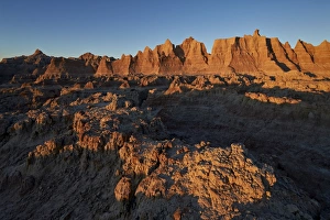 South Dakota Prints: Badlands at first light, Badlands National Park, South Dakota, United States of America