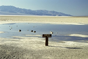 Drought Prints: Badwater, lowest point in the U