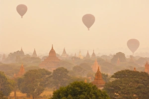 Descending Prints: Bagan (Pagan), Myanmar (Burma), Asia