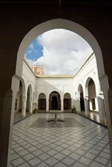 Marrakesh Prints: Bahia Palace, Marrakech (Marrakesh), Morocco, North Africa, Africa