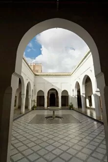 Images Dated 18th November 2009: Bahia Palace, Marrakech (Marrakesh), Morocco, North Africa, Africa