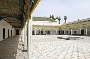 Courtyards Prints: Bahia Palace, Marrakech, Morocco, North Africa, Africa