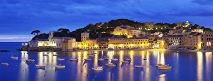 Panorama Prints: Baia del Silenzio Bay, old town