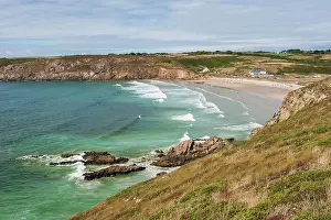 Outcrop Prints: Baie des Trepasses or Bay of Dead located between the Pointe du Raz and the Pointe du Van