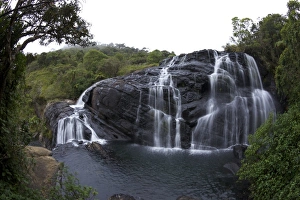Refreshment Prints: Bakers Falls, Horton Plains National Park, Sri Lanka, Asia