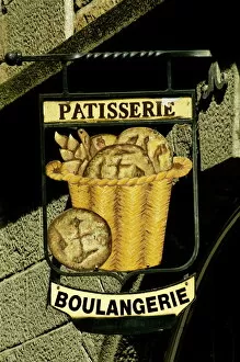 Shop Collection: Bakers sign, St. Malo, Brittany, France, Europe