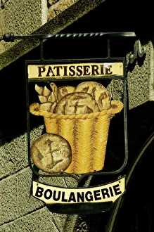 Images Dated 16th April 2008: Bakers sign, St. Malo, Brittany, France, Europe
