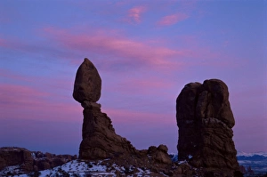 Balanced Rock Prints: Balanced Rock at dusk