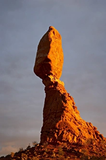 Balanced Rock Prints: Balanced Rock at sunset