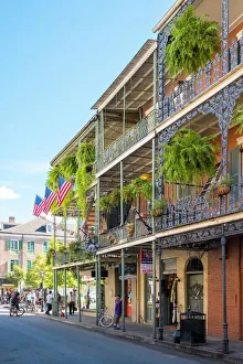 French Quarter Prints: Balconies on Royal Street, French Quarter