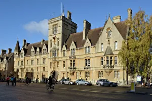 College Prints: Balliol College, Broad Street, Oxford, Oxfordshire, England, United Kingdom, Europe