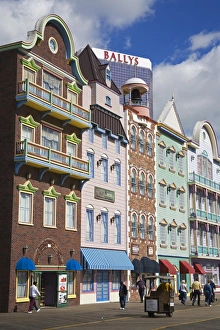 Board Walk Prints: Ballys Casino and Hotel, Atlantic City Boardwalk, New Jersey, United States of America