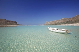 Inlet Prints: Balos Bay and Gramvousa, Chania, Crete, Greek Islands, Greece, Europe