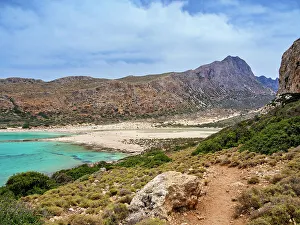 Lagoons Prints: Balos Lagoon, Gramvousa Peninsula, Chania Region, Crete, Greek Islands, Greece, Europe