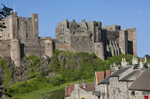 Bamburgh Castle, Bamburgh, Northumberland, England, United Kingdom, Europe