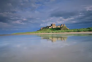 Northumbria Prints: Bamburgh Castle, Northumberland, England, United Kingdom, Europe