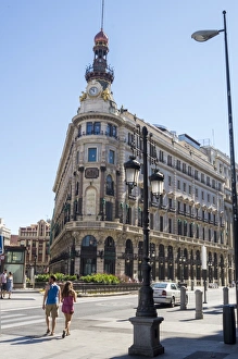 Banco Espanol de Credito building, Madrid, Spain, Europe