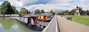 Canals Prints: Bancroft Basin, Stratford on Avon Canal, Stratford upon Avon, Warwickshire