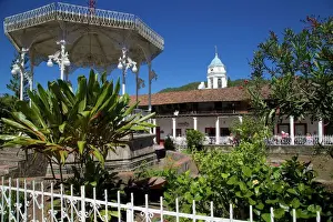 Bell Tower Prints: Bandstand and Church Belltower