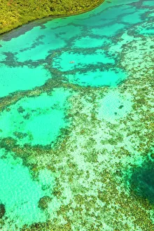 Coral Reef Prints: Bangka (boat) over coral, Chindonan Island