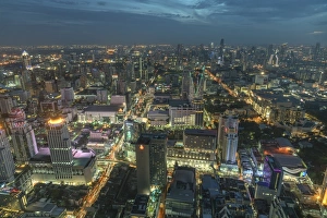 Thai Culture Prints: Bangkok cityscape, Thailand, Southeast Asia, Asia