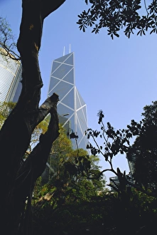 Bank Of China Prints: The Bank of China Building, Central, Hong Kong Island, Hong Kong, China
