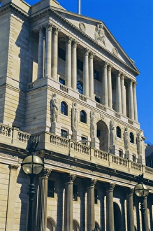 Banister Prints: The Bank of England, City of London, England, UK