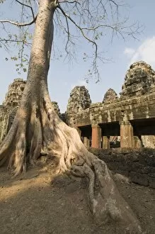 Images Dated 15th January 2008: Banteay Kdei temple, Angkor Thom, Angkor, UNESCO World Heritage Site, Siem Reap