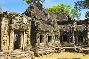 Ancient Culture Prints: Banteay Kdei temple, Angkor, UNESCO World Heritage Site, Siem Reap Province, Cambodia