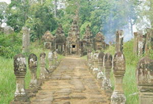Dense Prints: Banteay Srei, Angkor, Siem Reap, Cambodia