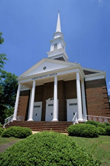 Alabama Prints: Baptist church at Camden in Wilson County