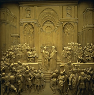 Baptistery bronze East door by Ghiberti