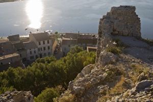 Gulf Prints: Barbarossa tower, Gruissan, Golfe du Lion, Aude, Languedoc-Roussillon, France, Europe