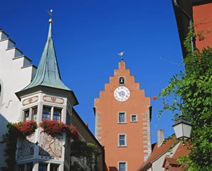 The Barenhotel and the colourful tower of the Obertor