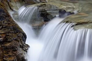 Images Dated 5th October 2009: Baring Creek cascade detail, Glacier National Park, Montana, United States of America