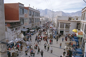 The Barkhor, Lhasa, Tibet, China, Asia