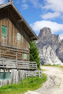 Barn Prints: Barn near Corvara, Badia Valley