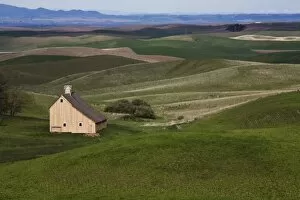 Images Dated 26th May 2010: Barn in the Palouse, Idaho, United States of America, North America