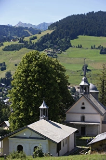 Chapels Prints: Baroque chapels, Megeve, Haute Savoie, France, Europe